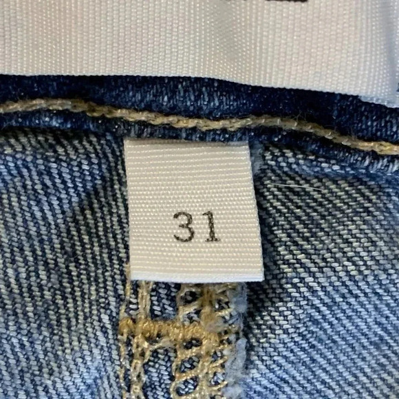 Paige Women's Jimmy Jimmy Stretch‎ Distressed Cutoff Shorts in Ares Dest Size 31 - Picture 7 of 13